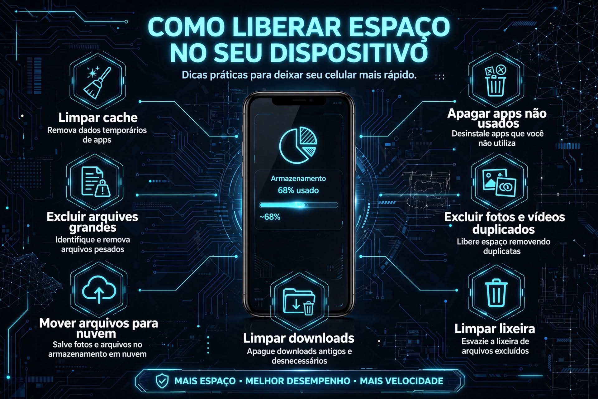 Celular com pouco espaço de armazenamento